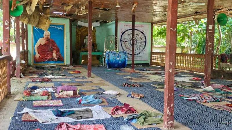 Monastery Targeted: 14 Lives Lost in Myanmar Air Strike