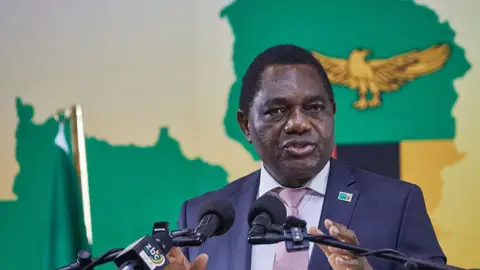 Zambia's President Hichilema Faces Rising Discontent Ahead of Elections