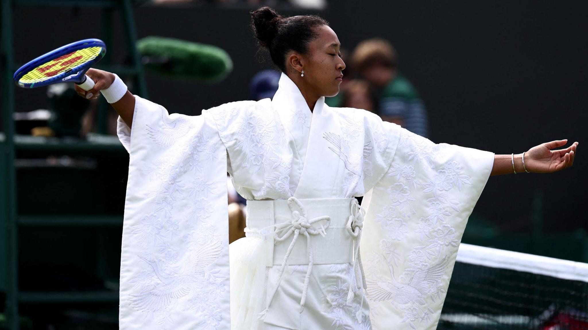 A White Kimono on Wimbledon's Green: Naomi Osaka Celebrates Japanese Heritage