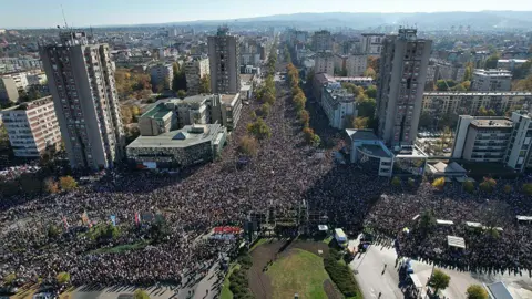 Commemoration and Protests Mark One Year Since Novi Sad Train Station Tragedy