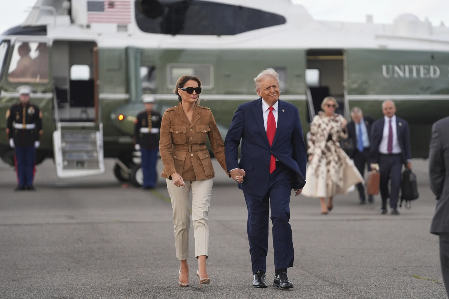 Man Arrested for Aiming Laser Pointer at Marine One