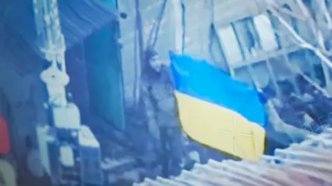 Ukrainian Resilience: Defenders Raise the Flag in the Struggle for Pokrovsk