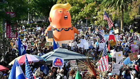 Massive Protests Across the US: Citizens Stand Against 'King' Trump